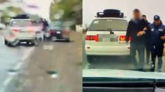 Водителя, который протащил полицейского на двери авто, задержали в Алматинской области