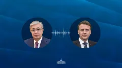 Токаев и Макрон поговорили по телефону