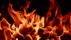 В Алматы на Бурундайском кладбище произошёл пожар