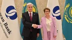 Токаев встретился с главой ЕБРР