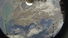 Космонавт Олег Артемьев снял Актау с борта МКС