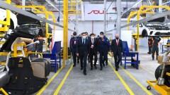 Мамин принял участие в открытии производства автомобилей KIA в Костанае