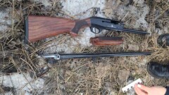 Полицейские нашли ружьё, украденное из оружейного магазина Алматы во время январских событий