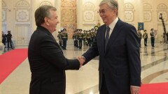 "Это новый уровень наших взаимоотношений". Токаев принял в Акорде президента Узбекистана