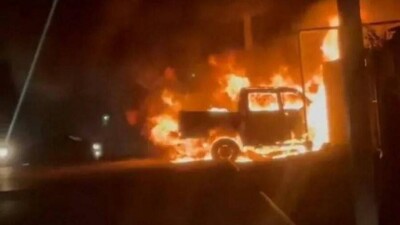 Нетрезвый водитель врезался в газопровод в пригороде Актау, произошёл пожар