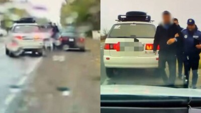 Водителя, который протащил полицейского на двери авто, задержали в Алматинской области