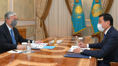 Кульгинов рассказал Президенту о том, как проходит вакцинация в Нур-Султане