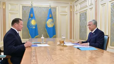 Аким Костанайской области рассказал Токаеву о готовящемся к запуску заводе KIA