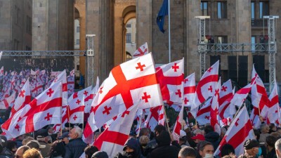 Протесты в Грузии попытались подавить: спецназ избил главу оппозиционной партии