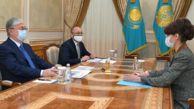 Касым-Жомарт Токаев принял главу МИОР Аиду Балаеву