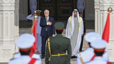 Церемония встречи Токаева состоялась в ОАЭ