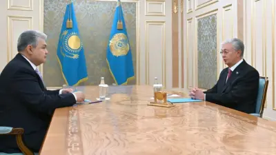 Президент принял вновь назначенного главу МИД Ермека Кошербаева