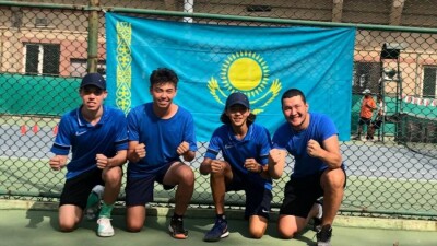 Сборная Казахстана впервые пробилась в полуфинал зонального Juniors Davis Cup
