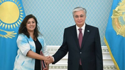 Токаев встретился с государственным министром по делам бизнеса и торговли Великобритании