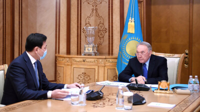 Нурсултан Назарбаев принял Алтая Кульгинова и Бейбута Атамкулова