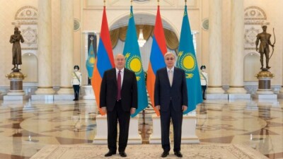 Касым-Жомарт Токаев встретился с президентом Армении Арменом Саркисяном