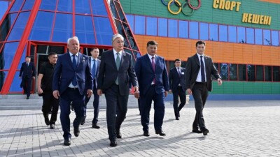 "Здесь будет воспитано ещё немало чемпионов". Токаев посетил спорткомплекс в Кызылординской области