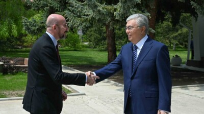 Касым-Жомарт Токаев встретился с главой Европейского совета Шарлем Мишелем