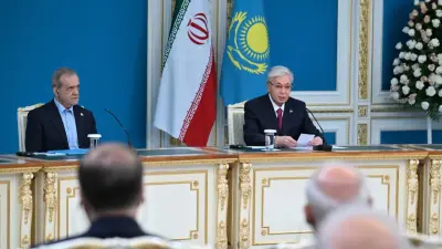 Президенты Казахстана и Ирана сделали совместное заявление