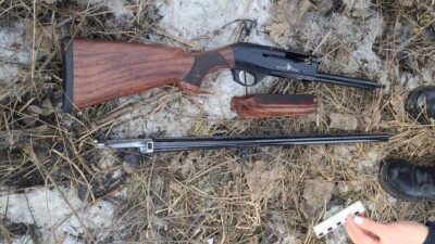 Полицейские нашли ружьё, украденное из оружейного магазина Алматы во время январских событий