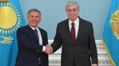 Касым-Жомарт Токаев встретился с президентом Татарстана Рустамом Миннихановым