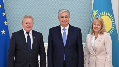 Президент встретился с Еврокомиссаром по вопросам сельского хозяйства Янушом Войчеховским