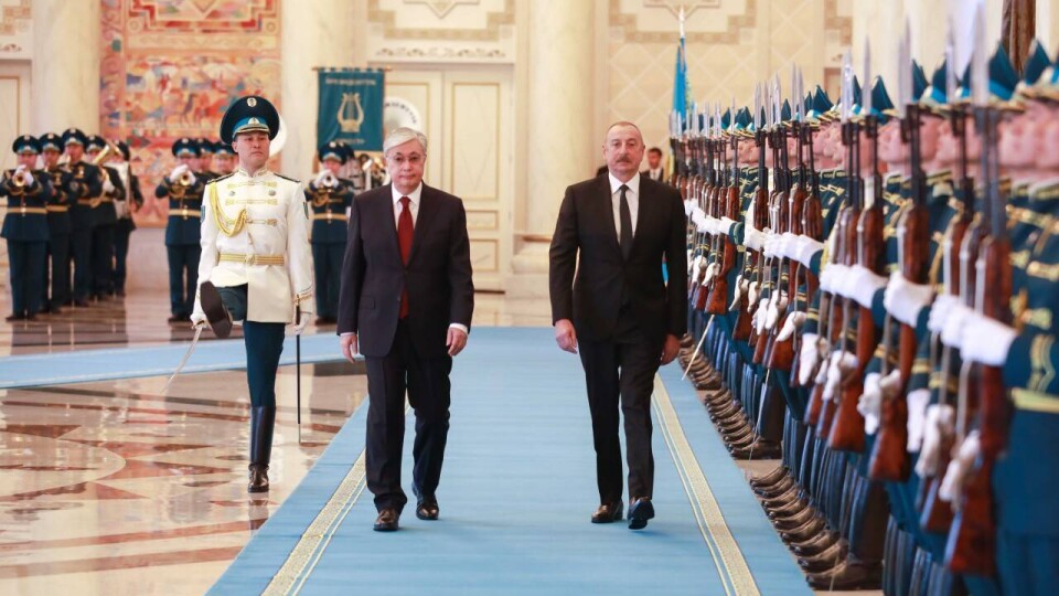 Касым-Жомарт Токаев вcтретился с президентом Азербайджана Ильхамом Алиевым