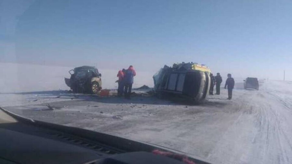 Шесть человек погибли в ДТП в Костанайской области