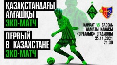 В Алматы пройдёт первый в Казахстане экологический футбольный матч