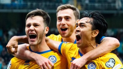 Сборная Казахстана по футболу одержала победу над Северной Ирландией