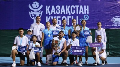 Завершился финал Кубка Казахстана по теннису среди юниоров