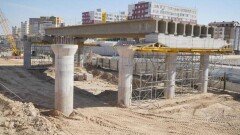 Шымкент: Бәйдібек би-Арғынбеков жолайрық құрылысы қарқынды жүріп жатыр