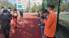 В Кокшетау открыли спортплощадку