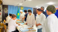 Жители Атырауской области активно голосуют на выборах Курултая