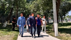 Еңбекші ауданында жаңа гүлзар ашылды