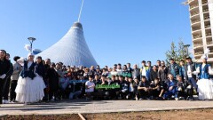 В Астане спортсмены приняли участие в общегородском субботнике