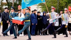 ҰОС-да мерт болған ардагердің сүйегі табылып, туған жеріне қайта жерленді