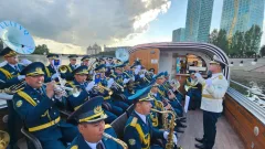 Музыкальный перформанс устроили военные в честь Дня Астаны