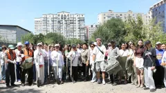 Благо для всех: в Алматы прошёл очередной этап экоакции "Таза Қазақстан"