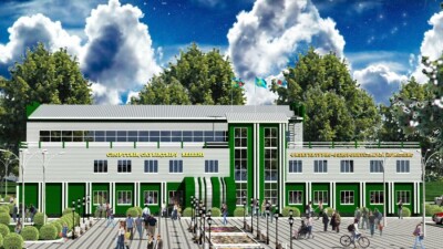 В селе Акмол строят первый физкультурно-оздоровительный комплекс