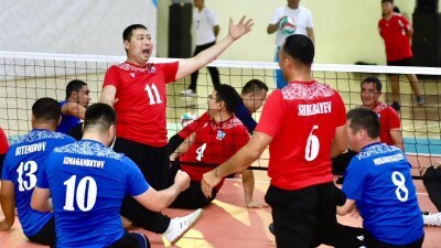 В Жанаозене прошёл республиканский чемпионат по параволейболу