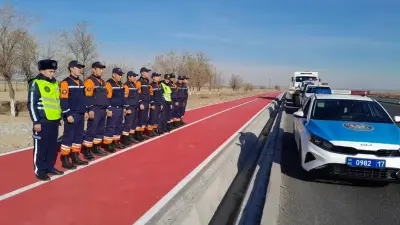 В Шымкенте прошли учения по гражданской защите "Қыс-2025"