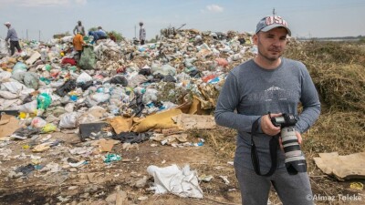 "Подбрось до урны!": необычный социальный эксперимент провели в Алматы