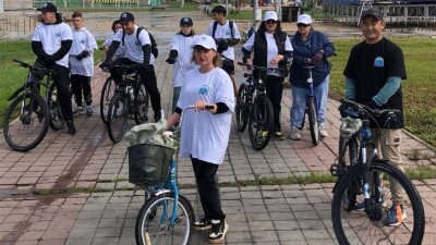 В Костанайской области стартовал велопробег в рамках "Таза Қазақстан"