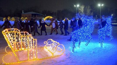 Как организуют зимний досуг на свежем воздухе на севере Казахстана