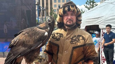Тазы, беркут и палуаны - красочное соревнование силачей состоялось в Астане в День города