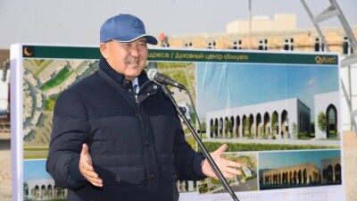 В Туркестане заложен фундамент духовного центра "Хилует"