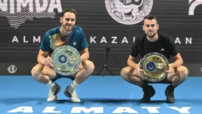 Тео Аррибаж бен Альбано Оливетти жұптық сында Almaty Open ATP 250 турнирінің чемпионы атанды