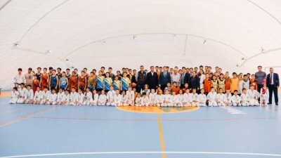 В области Абай открыт современный многофункциональный спорткомплекс при поддержке "Самрук-Қазына"