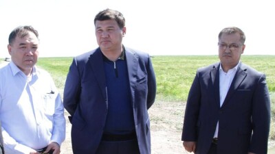 Нурлыбек Налибаев посетил ряд сёл и ознакомился с ходом уборки урожая